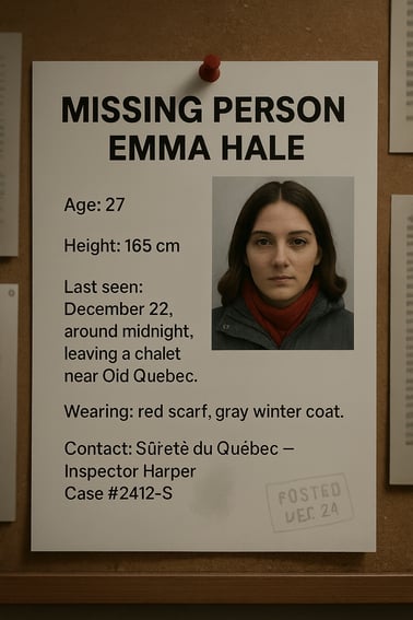 Snowhaven Mystery Case in Old Quebec