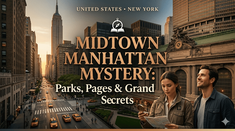 Midtown Manhattan Mystery: Parks, Pages & Grand Secrets