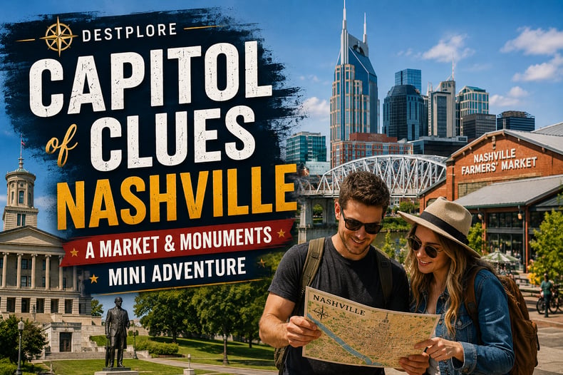Capitol Clues of Nashville: A Market & Monuments Mini Adventure