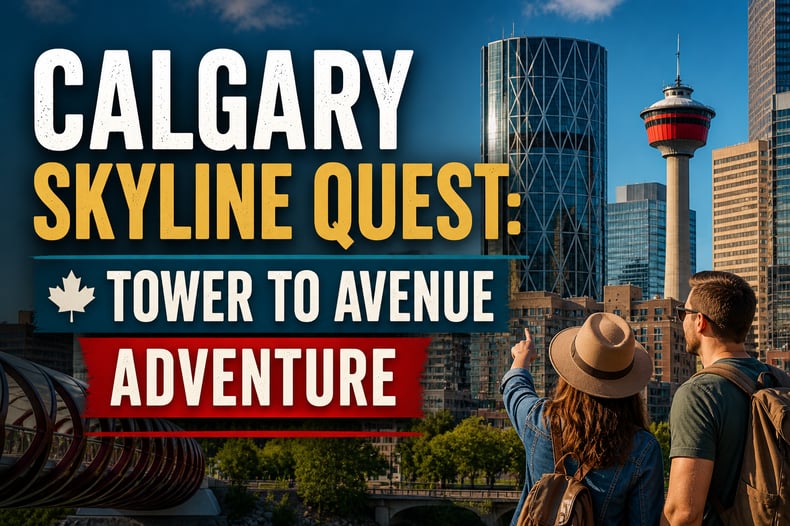 Calgary Skyline Quest: Tower to Avenue Adventure