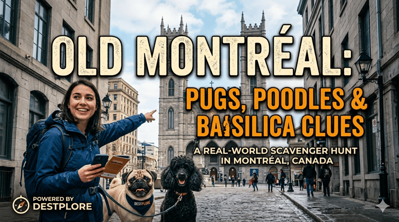 Old Montréal: Pugs, Poodles & Basilica Clues