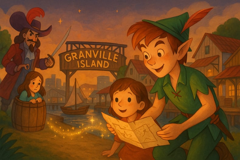 🧚‍♂️ Peter Pan’s Adventure on Granville Island