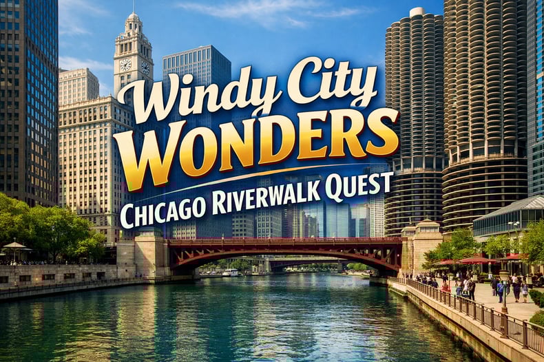 Windy City Wonders: Chicago Riverwalk Quest